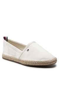 TOMMY HILFIGER - Espadryle Tommy Hilfiger. Kolor: beżowy. Materiał: materiał #1