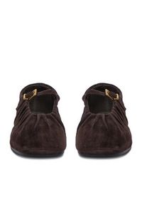 Gino Rossi Baleriny CEO-ADI-LT959S-Y2 Brązowy. Kolor: brązowy. Materiał: zamsz, skóra #4