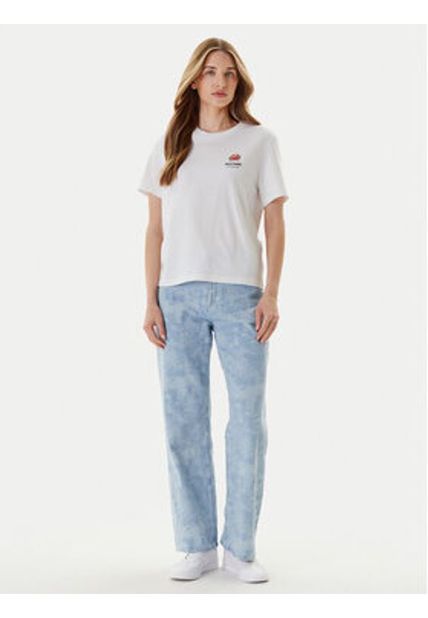 Mustang Jeansy Madison 1016002 Błękitny Wide Fit. Kolor: niebieski