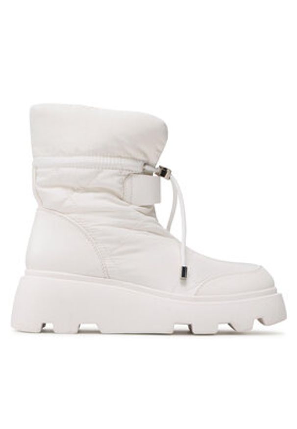 DeeZee Botki H2001-01 Biały. Kolor: biały. Materiał: materiał