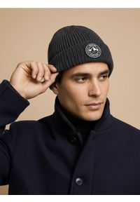 Sinsay - Czapka beanie - szary. Kolor: szary #1