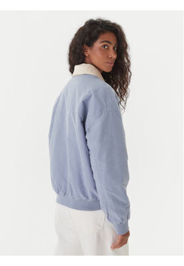 Roxy Kurtka przejściowa ERJJK03672 Niebieski Regular Fit. Kolor: niebieski. Materiał: bawełna