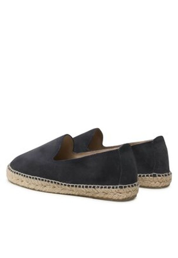Manebi Espadryle Flat Espadrilles K 1.5 C0 K 1.5 Granatowy. Kolor: niebieski. Materiał: zamsz, skóra