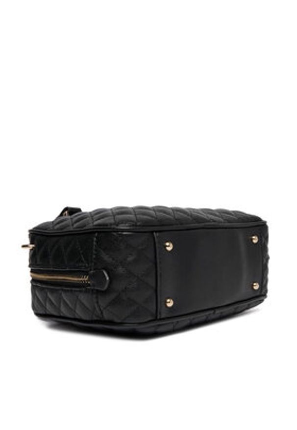 Guess Torebka Atabey HWQG98 94050 Czarny. Kolor: czarny. Materiał: skórzane