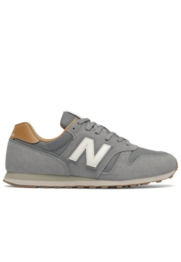 Buty New Balance ML373WP2 - szare. Okazja: na co dzień. Kolor: szary. Materiał: skóra, guma, zamsz, materiał, syntetyk. Szerokość cholewki: normalna. Model: New Balance 373