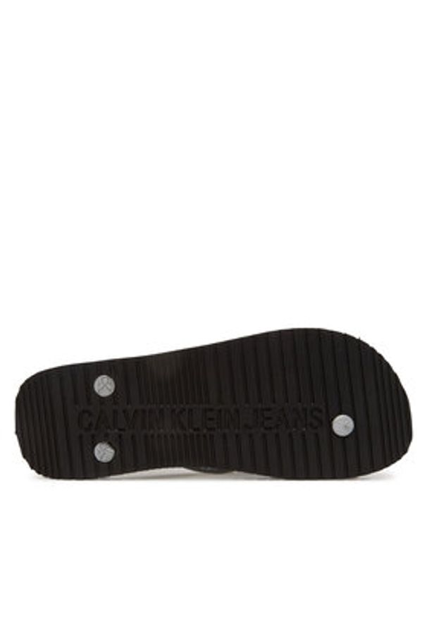 Calvin Klein Jeans Japonki Beach Sandal Monologo Tpu YW0YW01719 Srebrny. Kolor: srebrny