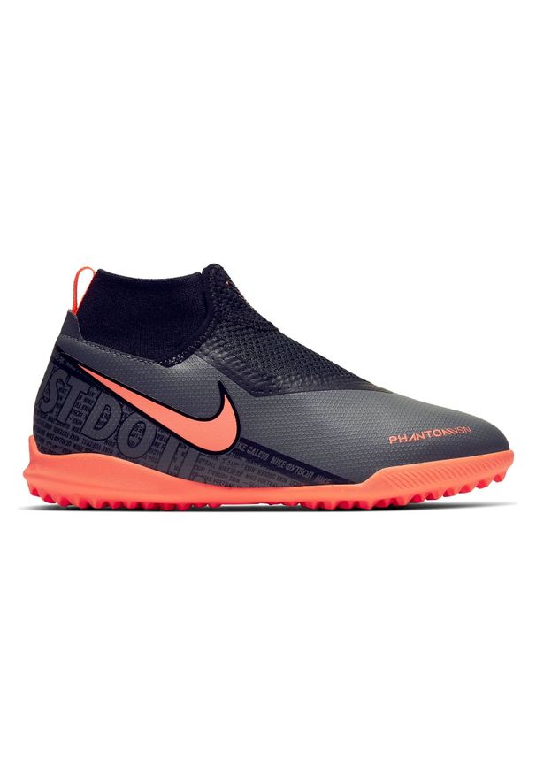 Buty piłkarskie dla dzieci Nike Phantom Vision Academy Dynamic Fit TF AO3292. Zapięcie: sznurówki. Materiał: materiał, guma, syntetyk. Szerokość cholewki: normalna. Sport: piłka nożna