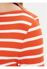 TOMMY HILFIGER - Tommy Hilfiger Bluzka New Cody WW0WW40589 Pomarańczowy Slim Fit. Kolor: pomarańczowy. Materiał: bawełna #5