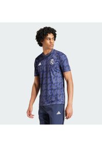 Adidas - Koszulka Real Madrid Pre-Match. Kolor: niebieski. Materiał: materiał