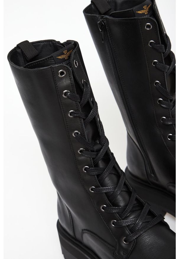 Aeronautica Militare - Trapery damskie skórzane AERONAUTICA MILITARE. Materiał: skóra