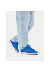 Sneakersy Reebok. Kolor: niebieski. Model: Reebok Club #1