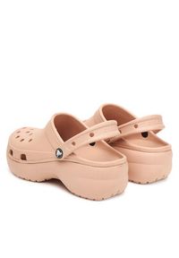 Crocs Klapki Classic Platform Clog 206750 Beżowy. Kolor: beżowy. Obcas: na platformie #3