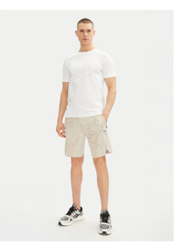 BOSS T-Shirt 50537825 Biały Regular Fit. Kolor: biały. Materiał: bawełna