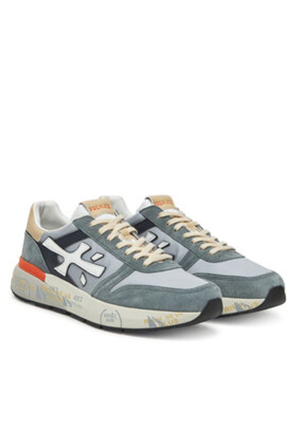 Premiata Sneakersy Mick Var 7245 Szary. Kolor: szary. Materiał: materiał