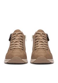 Rieker Sneakersy CEO-N1400-64 Beżowy ciemny. Kolor: beżowy. Materiał: skóra #8