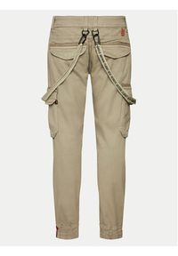 Alpha Industries Spodnie materiałowe Utility 128202 Beżowy Slim Fit. Kolor: beżowy. Materiał: bawełna #2