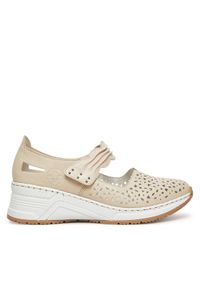 Rieker Półbuty CEO-N4382-60 Beżowy. Kolor: beżowy. Materiał: skóra #1