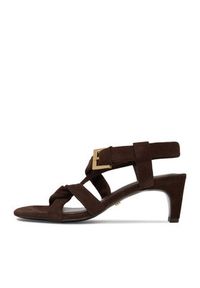 Gino Rossi - GINO ROSSI Sandały EO-124943 Brązowy. Kolor: brązowy. Materiał: skóra, zamsz #4