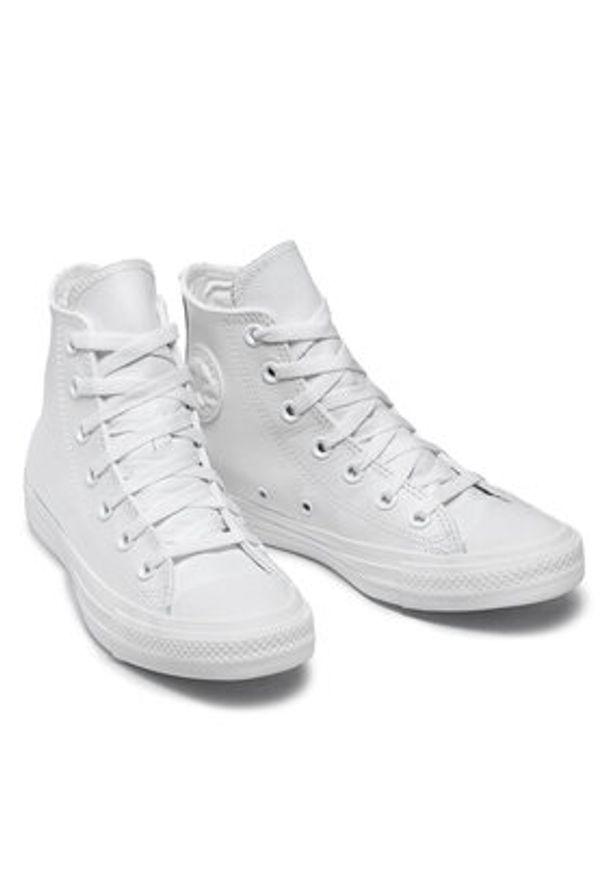 Converse Trampki Ct A/S Lthr Hi 1T406 Biały. Kolor: biały. Materiał: skóra