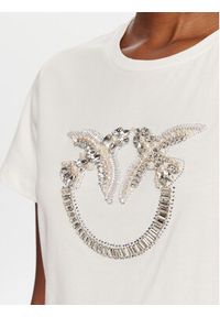 Pinko - PINKO T-Shirt Quentin 100535 A2RN Biały Regular Fit. Kolor: biały. Materiał: bawełna #4