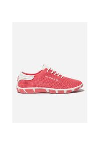 Niskie buty damskie TBS Jazaria. Kolor: różowy. Materiał: skóra