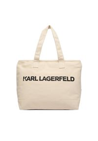 Karl Lagerfeld - Torebka KARL LAGERFELD. Kolor: kremowy #1