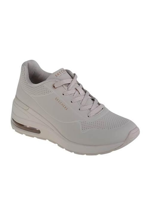 skechers - Buty do chodzenia damskie Skechers Million Air-elevated Air. Kolor: beżowy. Sport: turystyka piesza