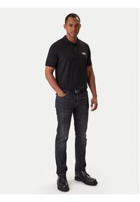 Karl Lagerfeld - KARL LAGERFELD Polo 745780 561235 Czarny Regular Fit. Typ kołnierza: polo. Kolor: czarny. Materiał: bawełna #4