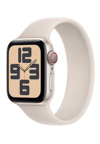 APPLE - Smartwatch Apple Watch SE GPS+Cellular 40mm aluminium Księżycowa Poświata | Księżycowa Poświata opaska sportowa. Rodzaj zegarka: smartwatch. Styl: sportowy #1