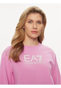 EA7 Emporio Armani Dres 3DTV55 TJTXZ 1432 Różowy Regular Fit. Kolor: różowy. Materiał: bawełna