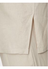 Emporio Armani Underwear Koszula 211880 4R467 00040 Beżowy Regular Fit. Kolor: beżowy. Materiał: wiskoza #4