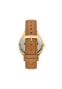 Michael Kors Zegarek Slim Runway MK7543 Brązowy. Kolor: brązowy. Materiał: skóra #3