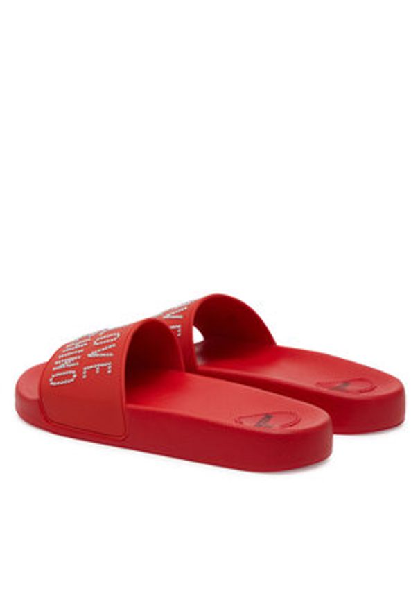 Love Moschino - LOVE MOSCHINO Klapki JA28122G1MI13500 Czerwony. Kolor: czerwony. Materiał: syntetyk