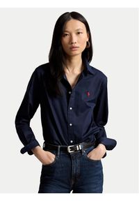 Polo Ralph Lauren Koszula 211A92177014 Granatowy Regular Fit. Typ kołnierza: polo. Kolor: niebieski. Materiał: bawełna #1