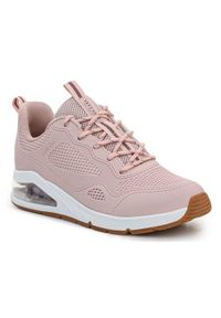 skechers - Buty treningowe damskie Skechers Uno 2 Traveler. Okazja: na co dzień. Zapięcie: sznurówki. Kolor: beżowy. Materiał: materiał, syntetyk. Szerokość cholewki: normalna #1