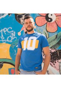 COPA FOOTBALL - Koszulka dla dorosłych - Numer 10 Boca - Niebieski. Kolor: niebieski. Sport: piłka nożna