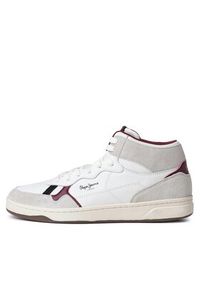 Pepe Jeans Sneakersy PMS30999 Biały. Kolor: biały. Materiał: skóra