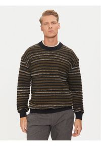 BOSS - Boss Sweter 50523580 Czarny Regular Fit. Kolor: czarny. Materiał: syntetyk #1