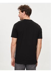 Karl Lagerfeld - KARL LAGERFELD T-Shirt 755082 542224 Czarny Regular Fit. Typ kołnierza: dekolt w karo. Kolor: czarny. Materiał: bawełna #3