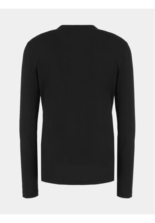 EA7 Emporio Armani Longsleeve 8NPT17 PJRGZ 1200 Czarny Regular Fit. Kolor: czarny. Materiał: wiskoza. Długość rękawa: długi rękaw