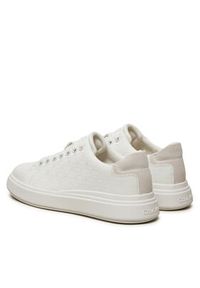 Calvin Klein Sneakersy Cupsole Lace Up Mono HW0HW02445 Biały. Kolor: biały. Materiał: skóra