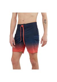 FUNDANGO - Szorty plażowe Salimu Boardshort - niebieski. Okazja: na plażę. Kolor: niebieski, wielokolorowy, czerwony