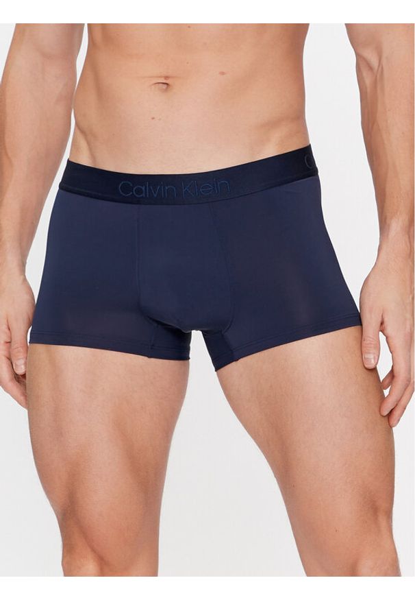 Bokserki Calvin Klein Underwear. Kolor: niebieski. Materiał: syntetyk