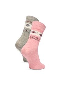 Gino Rossi - GINO ROSSI Skarpety długie CEO_BR_GR_006_W_AW25 (2 PACK) Kolorowy. Materiał: poliester. Wzór: kolorowy #3