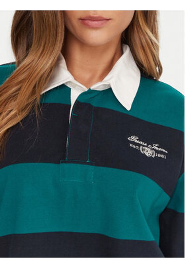 Guess Jeans Polo W5BP06 KCPS1 Beżowy Relaxed Fit. Typ kołnierza: polo. Kolor: beżowy. Materiał: bawełna