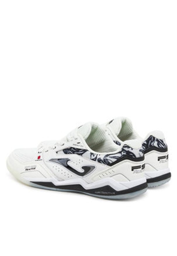 Joma Buty do piłki nożnej Fs Reactive 2502 FSS2502IN Biały. Kolor: biały. Materiał: skóra