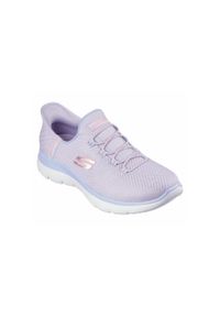 skechers - Buty do chodzenia damskie Skechers Summits-diamond Drea. Kolor: niebieski. Materiał: materiał, syntetyk. Szerokość cholewki: normalna. Sport: turystyka piesza #1