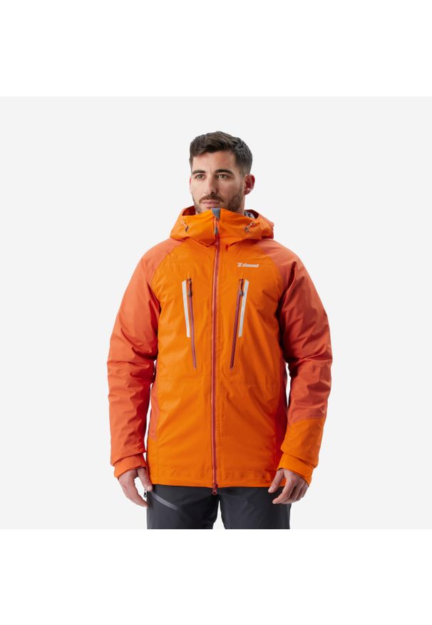 SIMOND - Kurtka alpinistyczna męska Alpinism Light. Kolor: pomarańczowy. Materiał: materiał, poliester