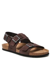 Geox Sandały U Sandal Ghita A U159VA 00032 C6024 Brązowy. Kolor: brązowy. Materiał: skóra, nubuk #3