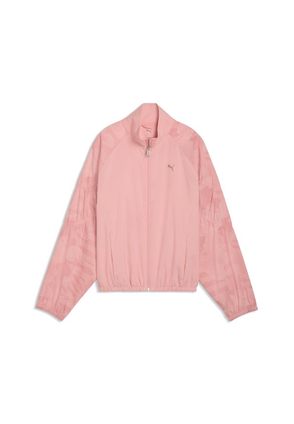Puma - Damska kurtka treningowa PUMA League o luźnym kroju PUMA. Kolor: różowy. Sport: bieganie